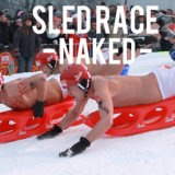 Germany: The naked sledding world championship